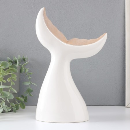 Souvenir Ceramics "Kita Tail" Sand-white 19.4x9.2x29 cm