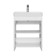 Tumbling under the Aquaton sink Scandil Doors, 55 cm, white gloss color, white matte