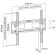 Broat Crocktein for TV UM841t Black 32 "-55" Max.50kg wall tilt