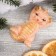 Figure soap "sleeping dragon" beige with gold, 45gr