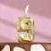 Candle in the cake on the skewer "Almaz", the number "9", gold, 4.5 cm