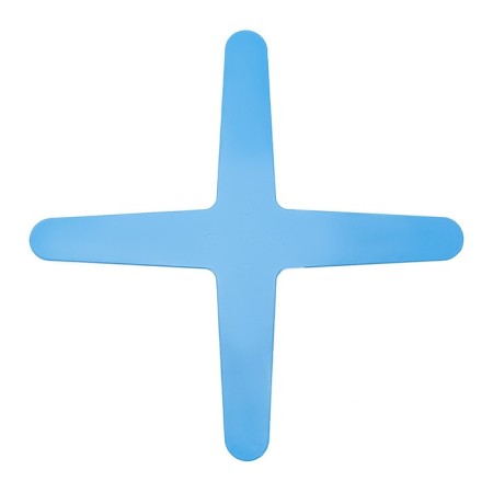 Boomerang is four -lobed, 30 x 30 cm, mono, blue-2
