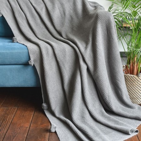 Вязаное покрывало «Бруно», размер 200х220 см-1