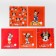 Notebook in a cage 12 sheets, 5 types of mix, cover coated cardboard, Minnie Mouse