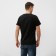 T -shirt male, black color, size 48