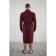 Male dressing gown, shalka+kant, size 62, brick color, waffle