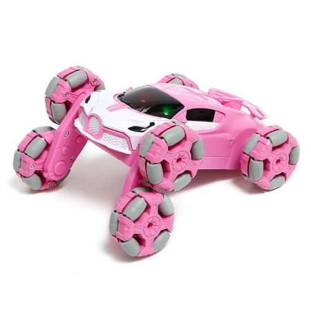 Radio controlled machine "Stuff", with a battery, smoke, pink color-5