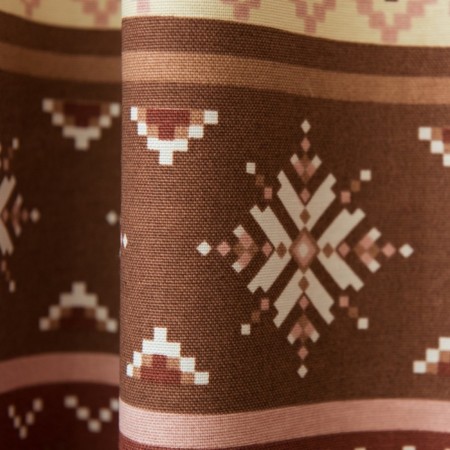 Set of curtains "Walis", size 170 x 270 cm - 2 pcs, brown color-2