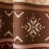 Set of curtains "Walis", size 170 x 270 cm - 2 pcs, brown color
