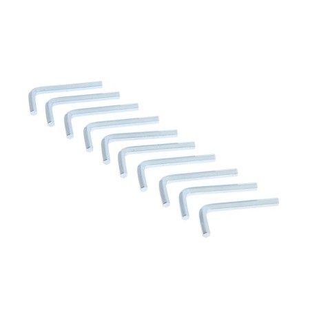 The key furniture tundra, hexagonal Mr.-shaped, steel 45, 4 mm, 10 pcs.