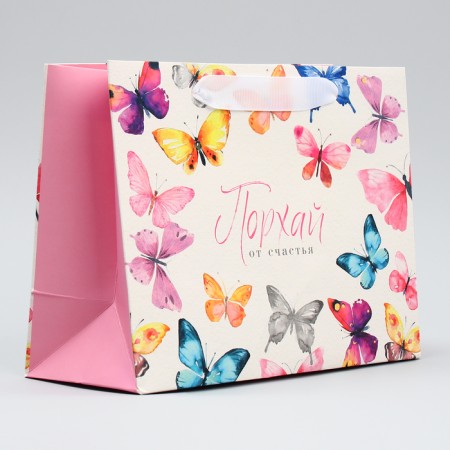Gift Laminated Horizontal Package, Packing, “Fast with Happiness”, MS 23 x 18 x 10 cm-2