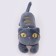 Soft toy "cat" on a key fob, 16 cm, color mix