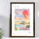 Photo frame 40x60 cm (608) plastic (plastic screen)