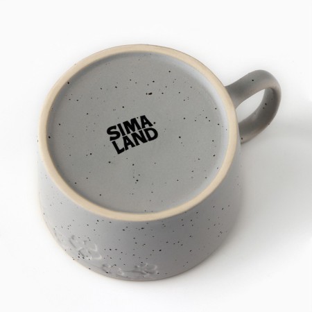 Tea couple ceramic "Scandy", 2 items: 220 ml mug, saucer 13x13.6 cm-6