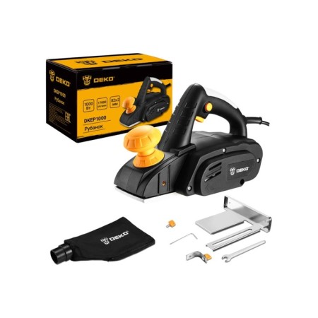 The deko DKEP1000, 1000 watts, 82 mm, 17000 rpm, strict depth 2 mm-1