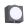 Calle lamp, 2x8W LED, 4000K, 680LM, IP54, gray color.