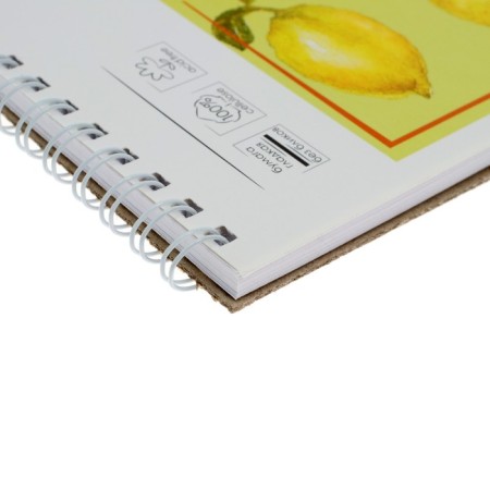 A4 notebook, 40 sheets, on the crest, Sketchbook, cover coated cardboard, matte lamination, hard substrate, offset 100 g/m2, mix-5