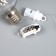 Christmas tree "Christmas trees", batteries, 1 LED, glow warm white