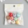 Beads for creativity tree "hearts on balls" set 10 pcs d = 1.6 cm