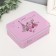 Rectangular metal box "Paris in flowers" 12.5x9.5x4.2 cm