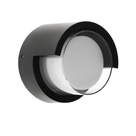 Facade lamp "City", FSD-050, 5 W, 3000K, IP65, 220 V circle, plastic, black-4