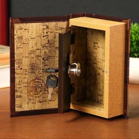 Safe wood book inviolable stock 17*11*5 cm-2