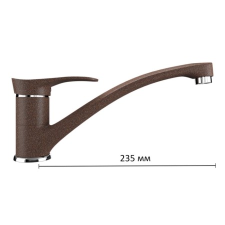 Kitchen mixer Ulgran U003-307, Terracotta Color