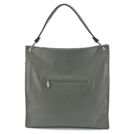 Women's bag B2766-05110, gray color, artificial leather, 37x10x41 cm-1