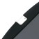 Badge horizontal, external 100 x 79 mm, internal 85x54 mm, silicone, black