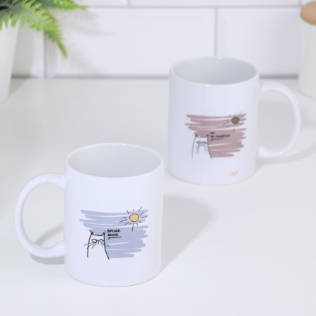 Sublimation mug "It seems to be clear, but incomprehensible", with the application