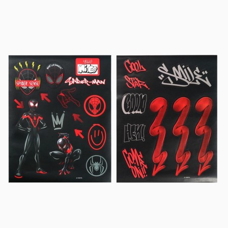 A set of craft packages with stickers, Spider-Man, 18x22x12 cm-2