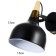 Bra "Lola" E27 40W Black 25x16x25cm