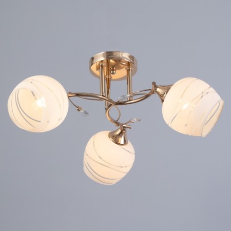 Rafael chandelier 3x60W E27 gold 56x56x22.5cm-1
