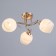 Rafael chandelier 3x60W E27 gold 56x56x22.5cm