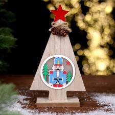 New Year's decor with backlight 