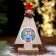 New Year's decor with backlight "Christmas tree with a star and a Nutcracker" 11 × 4.5 × 20 cm