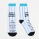 Women's socks minku "Time" color white/blue, rr 38-39 (25 cm)