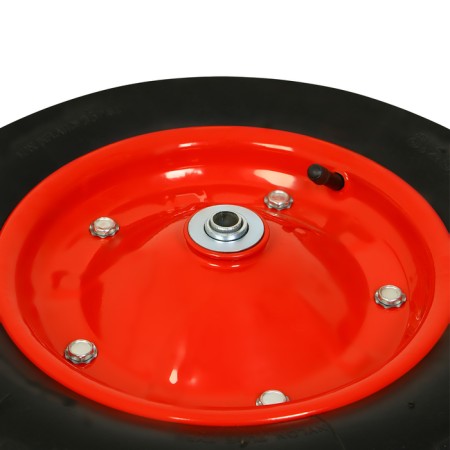 Pneumatic wheel, d = 360 mm, hub: diameter 16 mm, length 90 mm-3