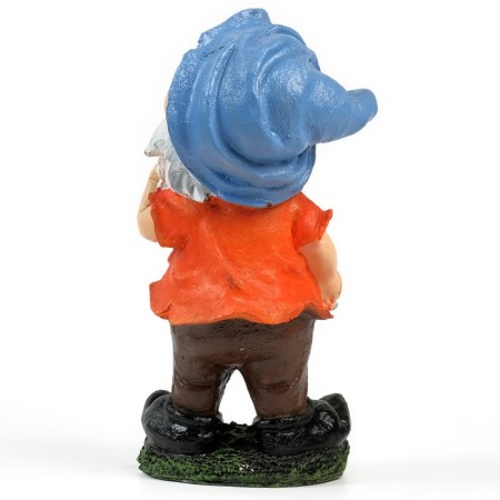 Garden figure "Dwarf with a sickle" 30x14x14cm-5