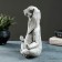 Figure "Hare Yoga" 25x19x10cm, Gray Stone