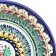 The plate of the Rishtan ceramics "Patterns", blue, deep, mix, 20 cm