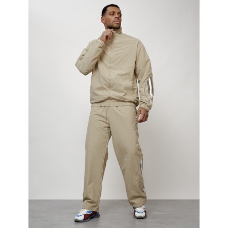 Sports suit men's, size 48, beige color-8