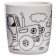 Set, a mug for coloring, 250 ml, blue tractor