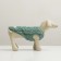 Knitted sweater, velor, size S (DS 25, Osh 24, OG 35 cm), turquoise