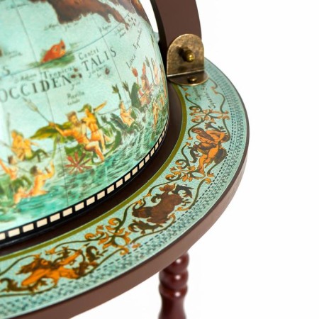Globe bar decorative "World Traveling Map" 87x47x47 cm-3