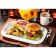 Porcelain rectangular dish with a sausage of Wilmax Teona, 20 × 12 cm, white color