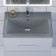 Sink uperwood Foster Quartz, quartz, 60 cm, gray matte, concrete