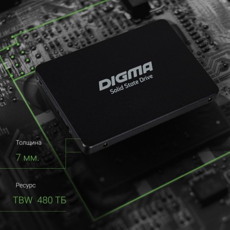 SSD Digma Sata-III 1TB DGSR2001TS93T RUN S9 2.5 "-6