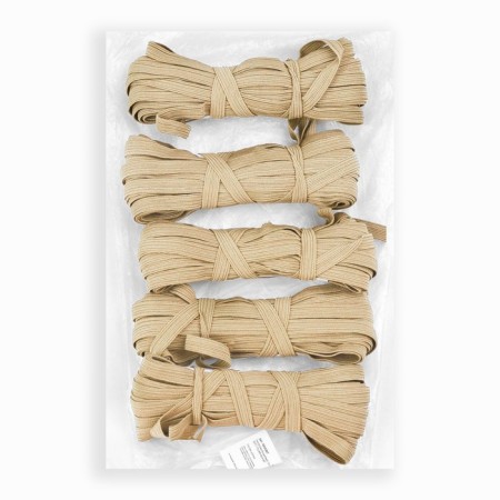 Rubber band, 8 mm, 10 ± 1 m, beige color-2