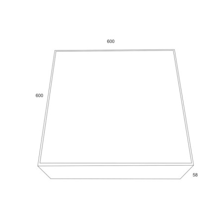 Technical C067CL-L96B3K, LED, 90W, 60x60x5.8 cm, 9200lm, 9200lm, black color is black-3